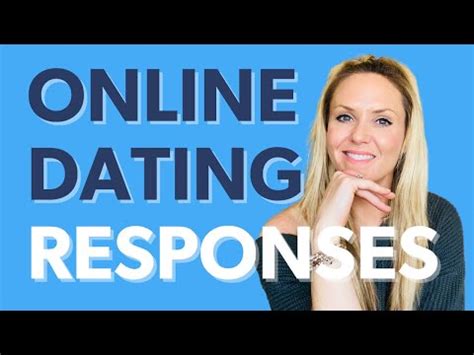 how to get online dating responses